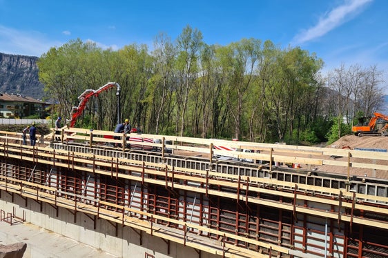 Wasserrückhaltebauwerk im Aldeinerbach (Foto: LPA/Agentur für Bevölkerungsschutz)