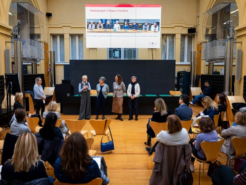 Sie sind von Anfang an dabei (von links) Helga Huber, Manuela Pierotti, Barbara Weis, Marion Markart und Veronika Rabensteiner (der Initiativgruppe gehören zudem Rolanda Tschugguel, Alexa Seebacher und Margit Laimer an). (Foto: LPA/Fabio Brucculeri)