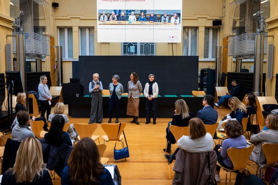 Sie sind von Anfang an dabei (von links) Helga Huber, Manuela Pierotti, Barbara Weis, Marion Markart und Veronika Rabensteiner (der Initiativgruppe gehören zudem Rolanda Tschugguel, Alexa Seebacher und Margit Laimer an). (Foto: LPA/Fabio Brucculeri)