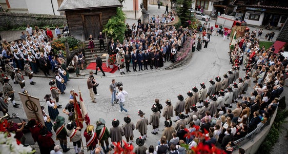 La domenica degli Euregio-Days si terrà la Giornata del Tirolo, cerimonia che inaugurerà il Forum europeo di Alpbach. (Foto: EFA/Philipp Huber)