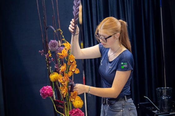 WorldSkills 2026: Floristin Franziska Gschnitzer (Foto: LPA/Fachschule Laimburg)