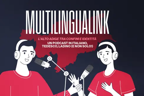 Südtirol te trëi podcast per ladin, tudësch y talian (Logo: Multilingualink)