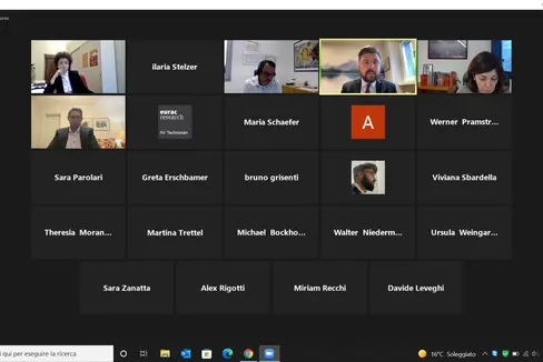 Le esperienze di Tirolo, Alto Adige e Trentino nel campo del lavoro e della formazione a confronto nel secondo appuntamento di Euregio Talk (Foto: ASP/Euregio)