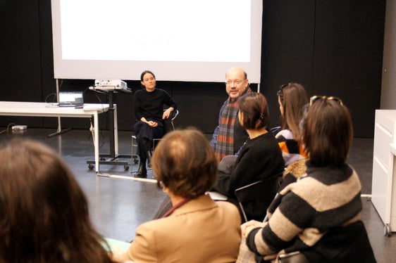 Marie-Sophie Kammler (links) und Christian Kammler stellten das Netzwerk Kultur.Forscher! vor. (Foto: LPA/Verena Hilber)