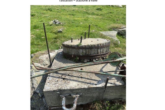 L'iniziativa mira a rinnovare le attuali teleferiche, ormai obsolete e non più conformi agli standard moderni. Qui l'impianto a supporto del Rifugio Petrarca. (Foto: ASP/Dipartimento Opere pubbliche)