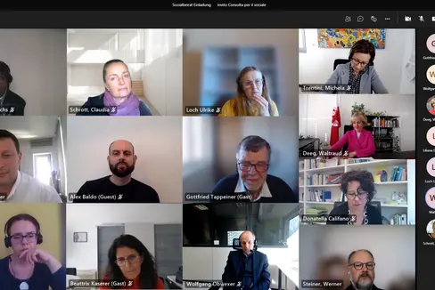 Die Zukunft der Sozialpolitik, die aktuellen Herausforderungen für den Sozialbereich und die Verabschiedung der neuen Geschäftsordnung waren Inhalte der zweiten Sitzung des Landessozialbeirates. (Foto: LPA/ck)