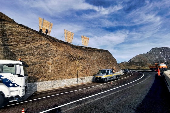 Der betroffene Straßenabschnitt nach Fertigstellung der Arbeiten. (Foto: LPA/Abteilung Tiefbau)