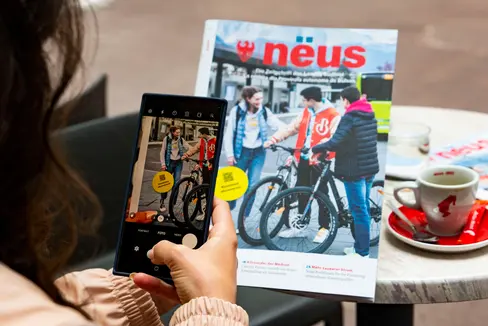Nëus, der Name der neuen Zeitschrift des Landes Südtirol, steht für wir. Die erste Ausgabe erscheint in diesen Tagen. (Foto: LPA/Fabio Brucculeri)