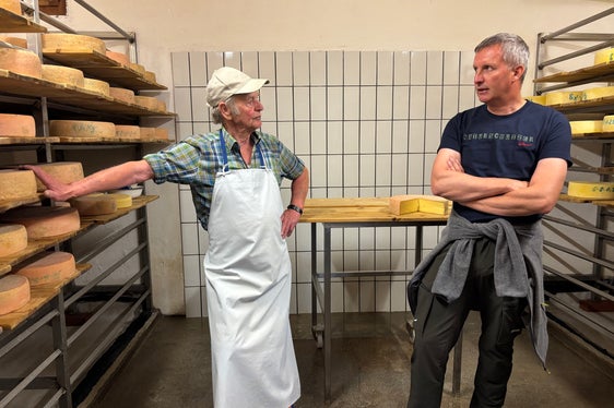 Senn Josef Abertegger (links) und Landesrat Luis Walcher (Foto: LPA/Ressort Landwirtschaft, Forstwirtschaft und Tourismus)