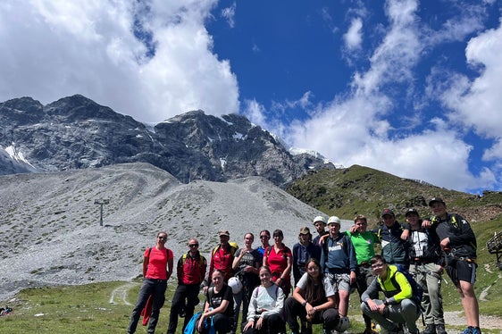Und zum Abschluss der Woche: Kletterübung mit der Bergrettung CNSAS (Foto: LPA/Weißes Kreuz)