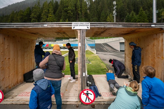 Oltre 300 bambine e bambini hanno partecipato all'Open Day alla Südtirol Arena Alto Adige. (Foto: USP/Daniel Von Johnston)