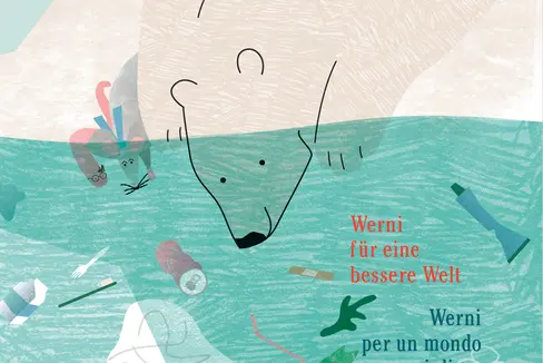 Zwei Ausgaben des neuen Bilderbuches wurden gedruckt, damit sich die Kinder die Geschichte in ihrer Muttersprache vorlesen lassen und auch neue Wörter in den anderen Sprachen aneignen können: eine ladinische Ausgabe mit der Grödner und Gadertaler Variante und eine auf Deutsch und Italienisch (im Bild). (Foto: LPA/Pädagogischer Bereich der Landesdirektion der ladinischen Kindergärten und Schulen)