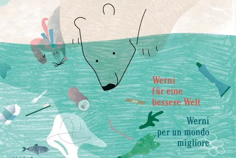 Zwei Ausgaben des neuen Bilderbuches wurden gedruckt, damit sich die Kinder die Geschichte in ihrer Muttersprache vorlesen lassen und auch neue Wörter in den anderen Sprachen aneignen können: eine ladinische Ausgabe mit der Grödner und Gadertaler Variante und eine auf Deutsch und Italienisch (im Bild). (Foto: LPA/Pädagogischer Bereich der Landesdirektion der ladinischen Kindergärten und Schulen)