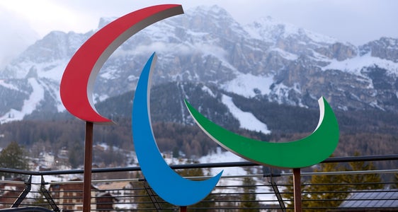 Das paralympische Symbol, auch bekannt als Agitos, ist die visuelle Repräsentation der paralympischen Bewegung. (Foto: Paralympic Games)