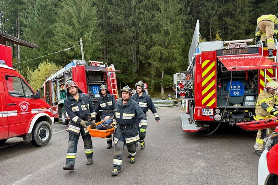 Auch zahlreiche Freiwillige Feuerwehren waren an der Großübung Eurex.24 beteiligt (Foto: LPA/Landesverband der Freiwilligen Feuerwehren/Diddi Osele)