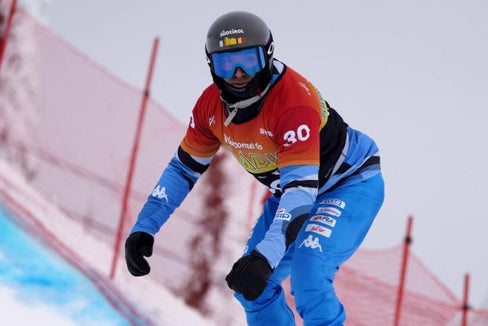 Emanuel Perathoner di Laion ha vinto la medaglia nello snowboard cross ai Giochi Paralimpici di Milano Cortina 2026. (Foto:Instagram/parasnowsports. La foto può essere utilizzata solo per questo comunicato stampa)