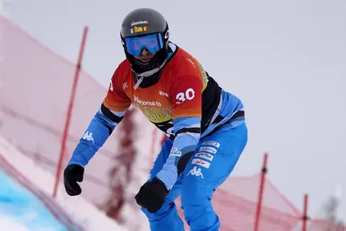 Emanuel Perathoner di Laion ha vinto la medaglia nello snowboard cross ai Giochi Paralimpici di Milano Cortina 2026. (Foto:Instagram/parasnowsports. La foto può essere utilizzata solo per questo comunicato stampa)