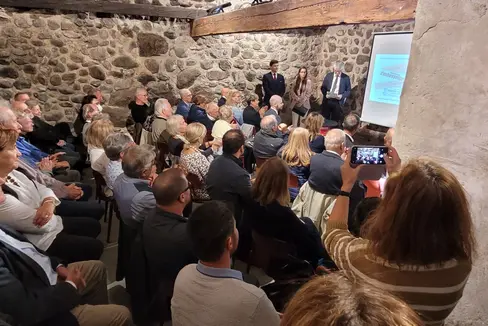 La Marcia su Bolzano di cento anni fa, un importante evento storico contemporaneo della storia altoatesina, è stata il tema ieri sera di un Giovedì della cultura dell'Euregio molto partecipato (Foto: Euregio/Armin Gluderer)