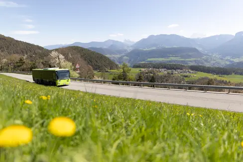 Tra il 1° giugno e il 12 agosto 2026 sono stati registrati quasi 2,7 milioni di utilizzi sulle dieci linee autobus più frequentate dell’Alto Adige, pari a una media di oltre 36.700 al giorno. (Foto: USP/STA)