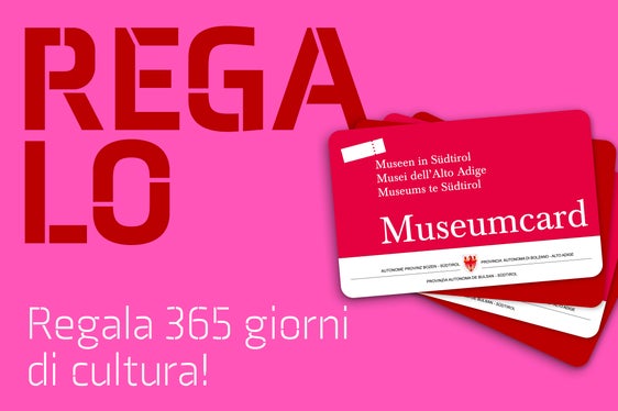 La Museumcard è un biglietto annuale dal prezzo conveniente che permette di visitare nell’arco di 365 giorni, anche più volte, oltre 80 musei, collezioni e luoghi espositivi dell’Alto Adige. (Foto: Ufficio Musei e ricerca museale)
