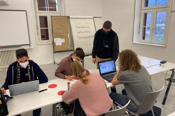 Workshop zum Klimawandel (Foto: Bildungsdirektion/Alessandro Montoro)