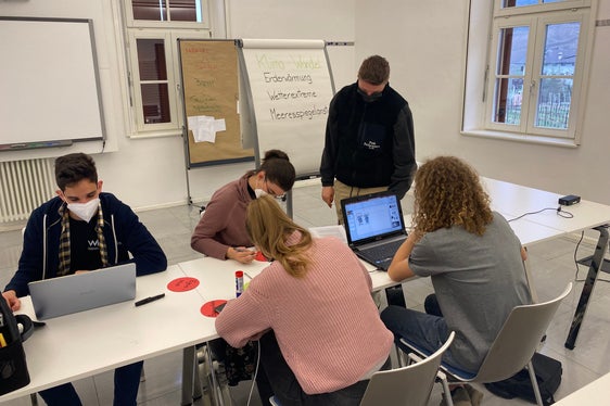 Workshop zum Klimawandel (Foto: Bildungsdirektion/Alessandro Montoro)