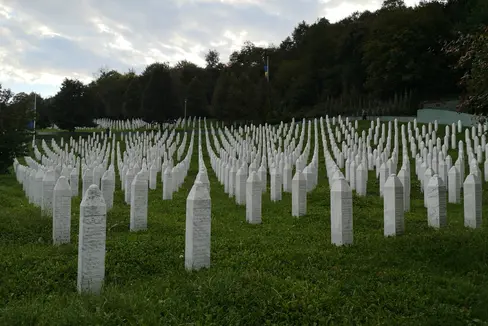 Il cimitero di Srebrenica (Foto: ASP/Gianluca Battistel)