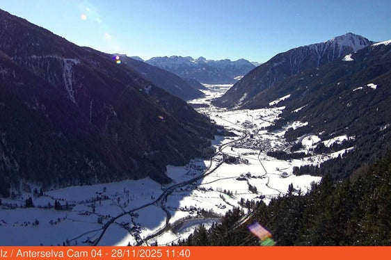 Die neue Webcam in Anholz zeigt den Blick in Richtung Antholz Mittertal. (Foto: RAS)