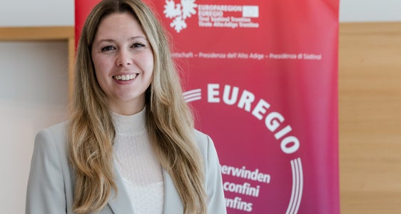 JungforscherInnenpreis, 3. Platz: Julia Hofmann von der Medizinischen Universität Innsbruck (Foto: EFA/Philipp Huber)