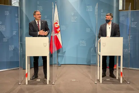 Probabilmente dalla prossima settimana l'Alto Adige verrà classificato come zona gialla. Il presidente Kompatscher firmerà oggi una nuova Ordinanza (Foto: ASP)