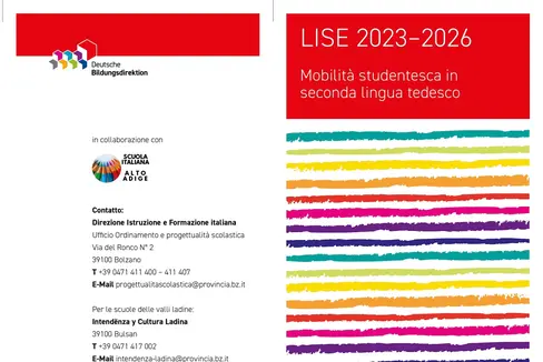 Venerdì (15 marzo) si terrà nel Cortile interno di Palazzo Widmann la presentazione del progetto di mobilità studentesca LISE cofinanziato dal Fondo sociale europeo (Foto: ASP/Direzione istruzione e formazione italiana)