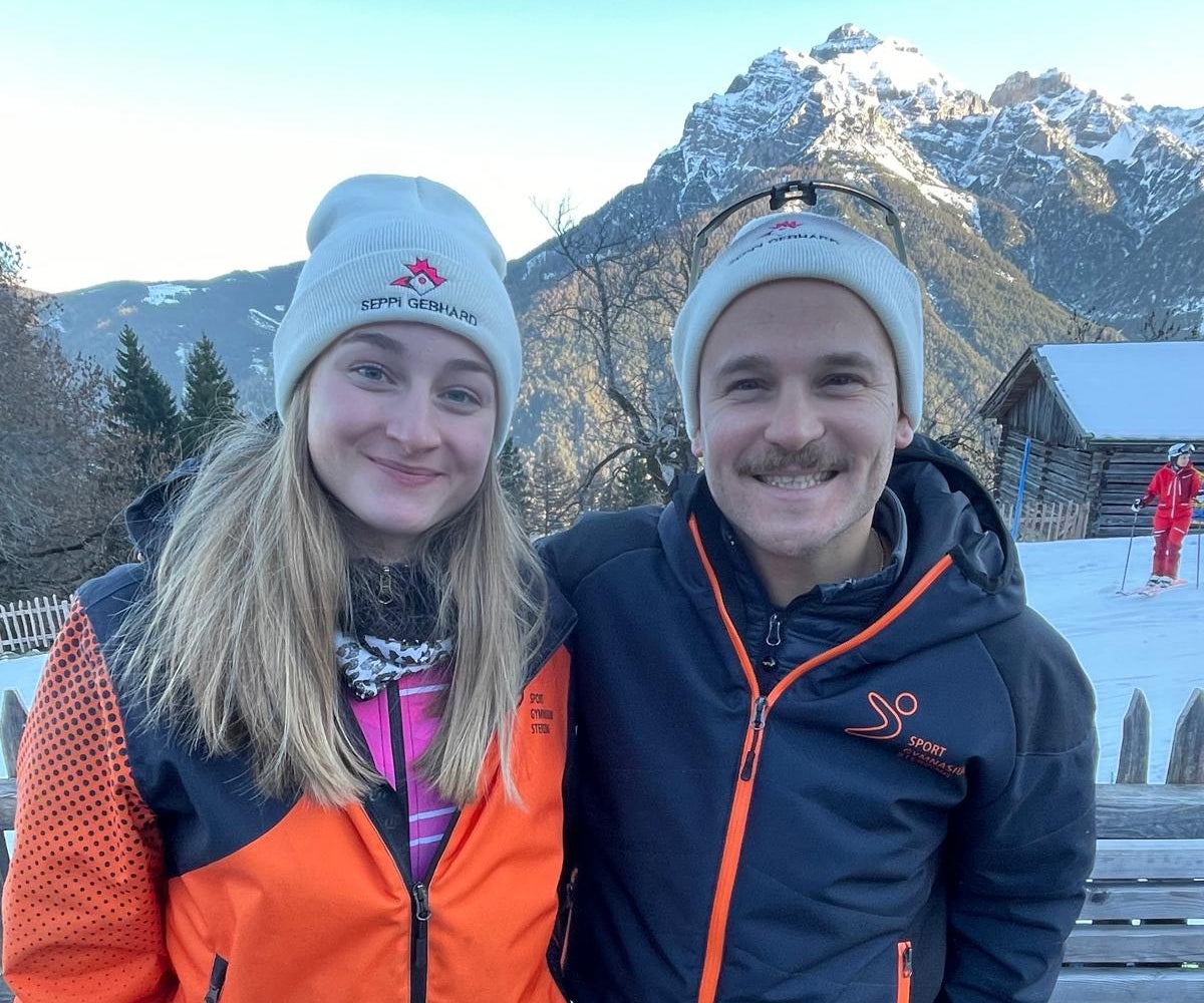 Le prestazioni migliori sono state offerte da Carmen Gschliesser, qui con l'allenatore Luca Varoli. (Foto: FISI Alto Adige)