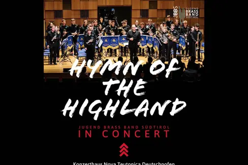 Jugend Brass Band Südtirol in concert: das Plakat (Quelle: LPA/Landesmusikschuldirektion)