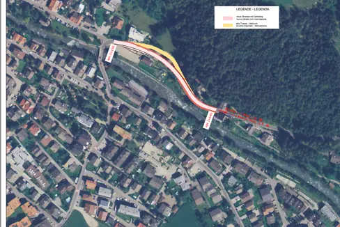 Die Fotokarte des Projekts in St. Moritzen in Sand in Taufers: Nun wurden für die Arbeiten ausgeschrieben. (Foto: LPA/Landesabteilung Tiefbau)