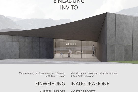 Ein Museum, in dem man in St. Pauls/Eppan auf den Spuren der Römer wandeln kann, soll entstehen. Ein Siegerprojekt für die Überreste der Römischen Villa wurde ermittelt. (Foto: LPA)