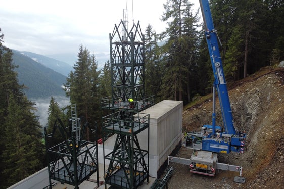La nuova postazione ricetrasmittente garantirà una migliore copertura delle zone di Anterselva di Mezzo, della stessa Suedtirol Arena Alto Adige, del Lago di Anterselva e di Passo Stalle. (Foto: Radiotelevisione Azienda Speciale dell'Alto Adige/RAS)