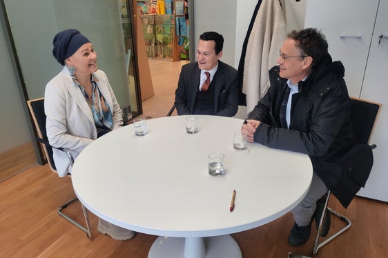 (da man ciampa a man dërta) Ute Senoner, André Comploi y Heinrich Videsott (Foto: USP/Intendënza y Cultura ladina)