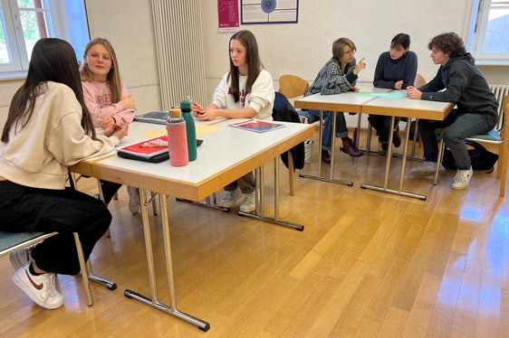 Um das Thema Mensch-Maschine-Beziehung ging es im Workshop Humans and Machines: From Time Travel to Artificial Intelligence. (Foto: LPA/Bettina Gartner)
