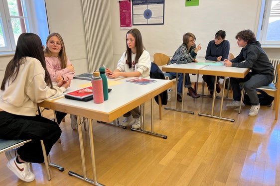 Um das Thema Mensch-Maschine-Beziehung ging es im Workshop Humans and Machines: From Time Travel to Artificial Intelligence. (Foto: LPA/Bettina Gartner)