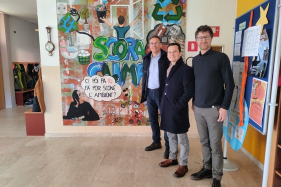 (da man ciampa a man dërta): Heinrich Videsott, André Comploi y Ludwig Rindler (Foto: USP/Intendënza y Cultura ladina)