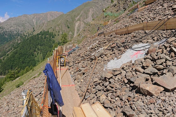 Su incarico dell'Ufficio provinciale sistemazione bacini montani ovest, è stata realizzata dopo sette anni l'area valanghe di Hochegg (Foto: Agenzia per la protezione civile/Ufficio provinciale sistemazione bacini montani ovest/Martin Eschgfäller)