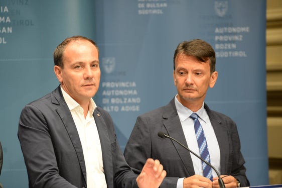 L'assessore Giuliano Vettorato e il Sovrintendente Vincenzo Gullotta. (Foto: ASP)