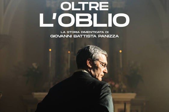 A uno dei fondatori del sistema cooperativo trentino, don Giovanni Battista Panizza, è dedicato il film Oltre l'oblio, che sarà proiettato in occasione del prossimo Giovedì culturale dell'Euregio. Nella foto la locandina del film