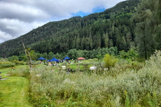 Das heute feierlich eröffnete Biotop Ilsterner Au liegt an der aufgeweiteten Rienz zwischen Vintl und Kiens (Foto: LPA/Maja Clara)