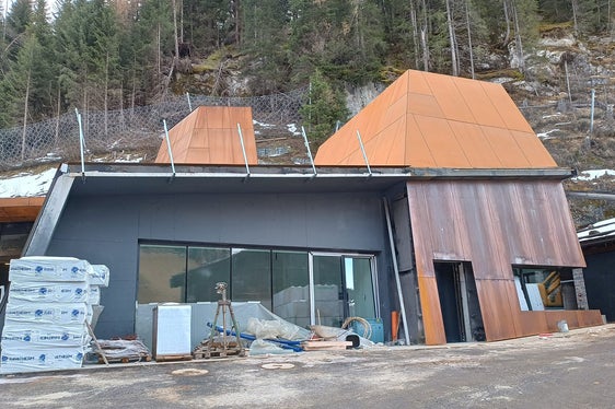 Presso il Museo provinciale delle miniere di Predoi viene costruito uno stabile annesso per ospitare nuove sale espositive.(Foto: ASP/Ufficio edilizia est)