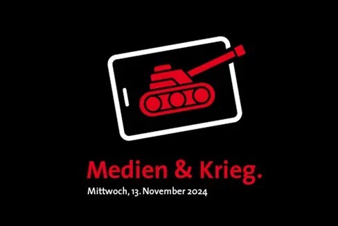 La copertina dedicata all'evento. Nella conferenza tenuta da Marc Jungblut, ricercatore associato presso l'Istituto di Scienze della Comunicazione dell'Università Ludwig Maximilian di Monaco di Baviera, verranno utilizzati studi empirici per far luce sulle condizioni in cui nasce la cronaca di guerra, su come i media raccontano i conflitti e su come essi possono influenzare il nostro pensiero. (Foto: USP)