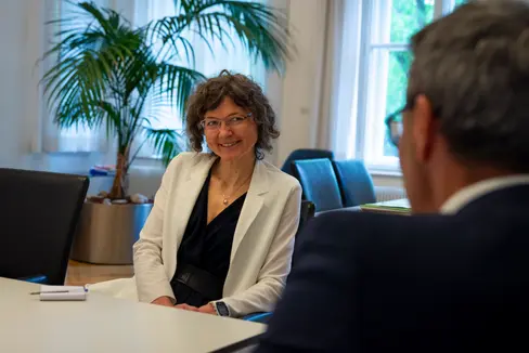 Margit Piok ist neue Chefredakteurin des Landespresseamtes. (Foto: LPA/Fabio Brucculeri)