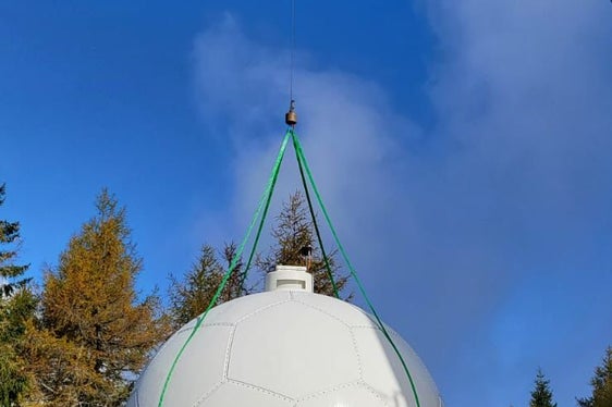 Die neue Wetterradarstation auf dem Gantkofel ist ein Gemeinschaftsprojekt der beiden Provinzen Bozen und Trient. (Foto: LPA/Dienst für Risikoprävention und CUE Trient)