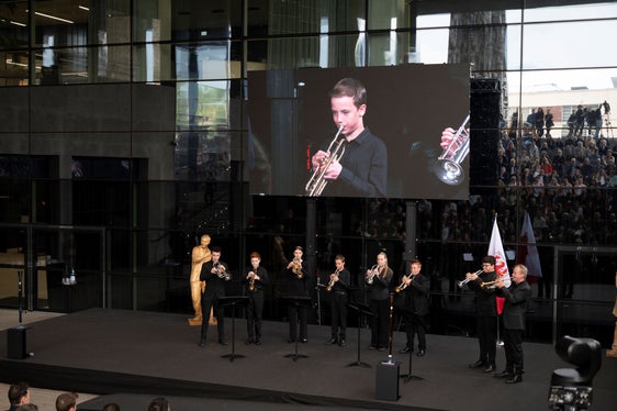 La musica e il talento giovanile hanno fatto da ideale cornice alla serata del NOI Techpark. (Foto: USP/Manuela Tessaro)