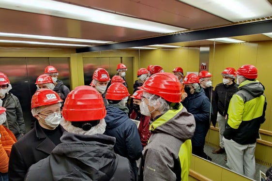 Besuch der Müllverbrennungsanlage in Bozen Süd (Foto: LPA/Deutsche Bildungsdirektion)